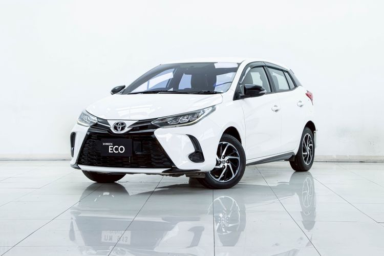 Toyota Yaris 2021.0 มือสอง เบนซิน ไมล์  จัดไฟแนนซ์ได้ ไม่เคยชน