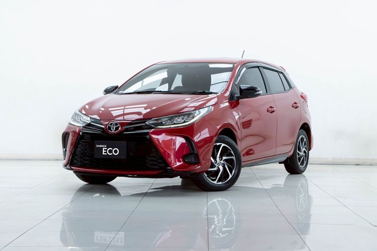 Toyota Yaris 2021.0 มือสอง เบนซิน ไมล์ รถบ้านแท้ เช็กศูนย์ทุกระยะ